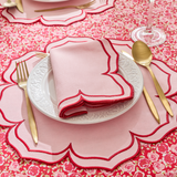 FIONA NAPKINS PINK RED (SET OF 4)