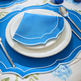 LILY OF GRACE PLACEMATS BLUE (SET OF 4)