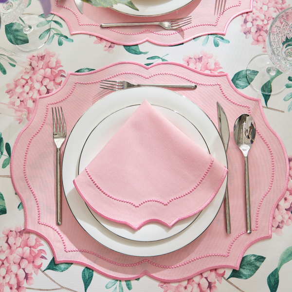 LILY OF GRACE PLACEMATS PINK (SET OF 4)