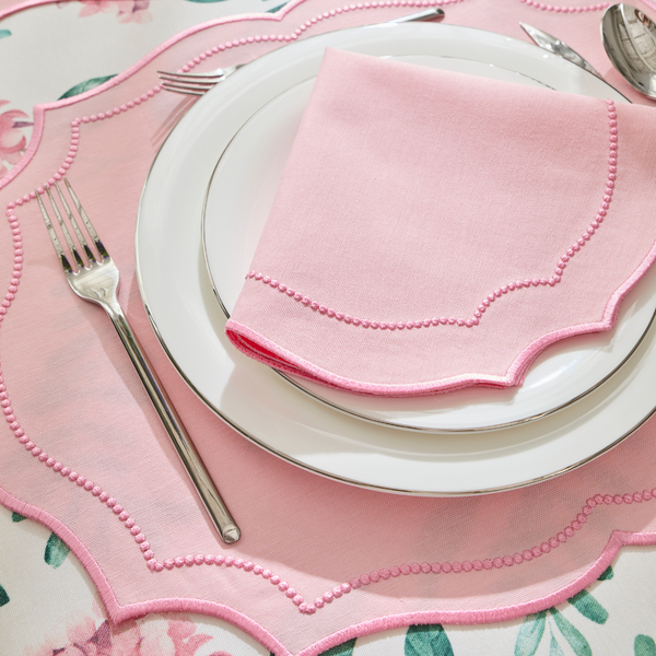 LILY OF GRACE PLACEMATS PINK (SET OF 4)