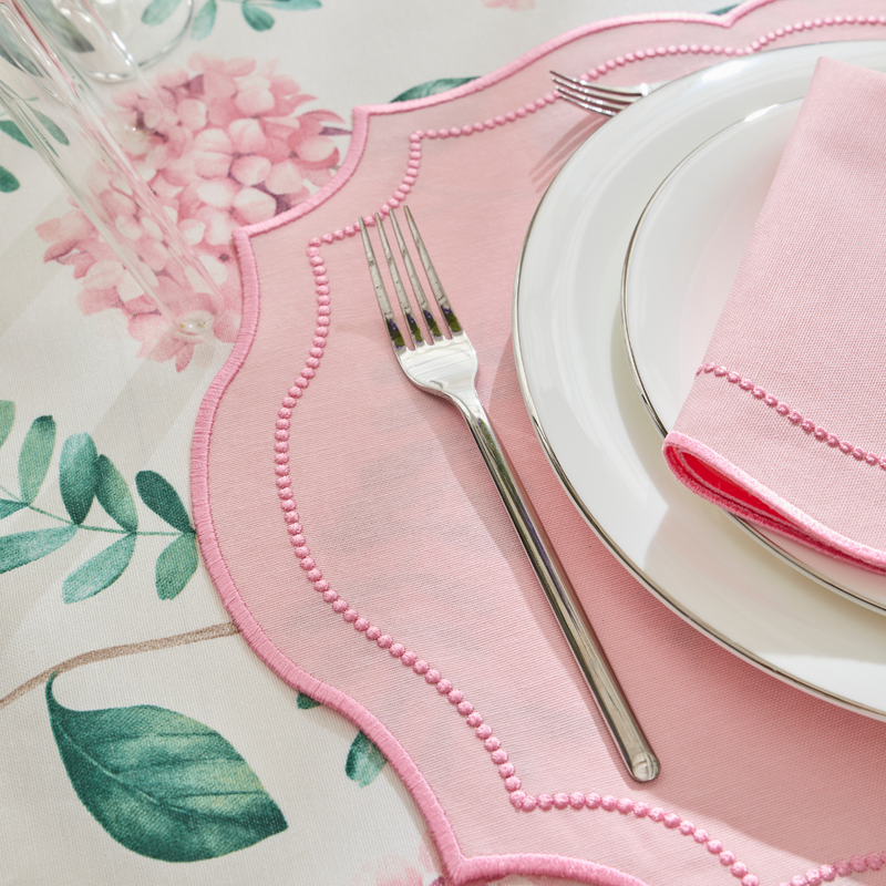 LILY OF GRACE PLACEMATS PINK (SET OF 4)