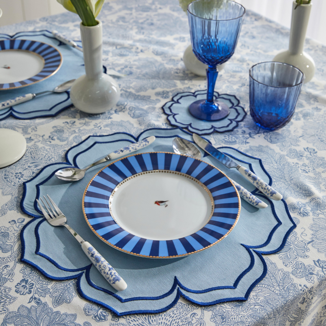 FIONA PLACEMATS BLUE (SET OF 4)
