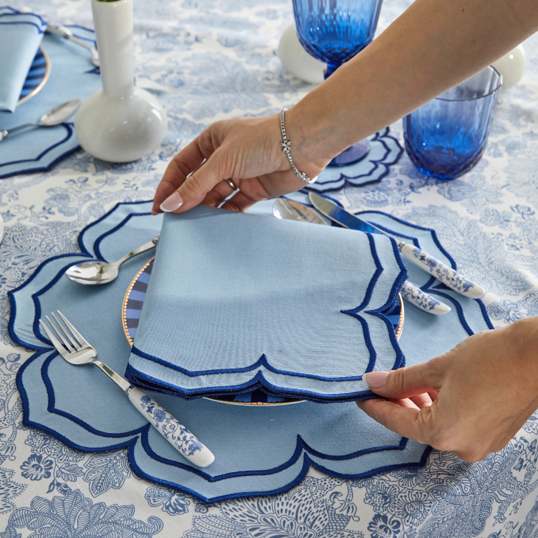 FIONA PLACEMATS BLUE (SET OF 4)