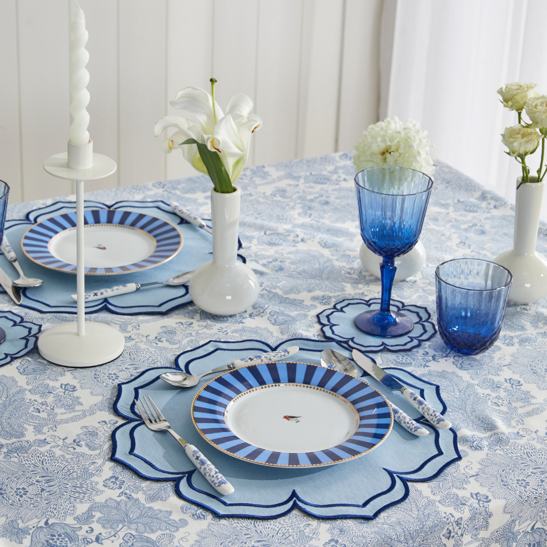 FIONA PLACEMATS BLUE (SET OF 4)