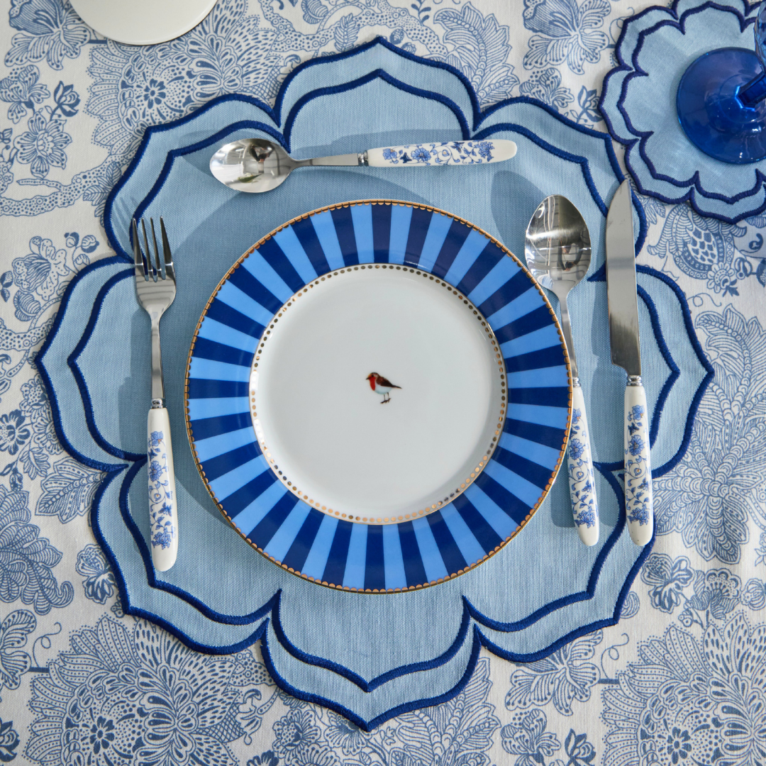 FIONA PLACEMATS BLUE (SET OF 4)