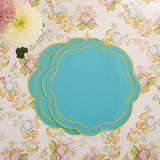 GISELLE PLACEMATS BLUE (SET OF 4)