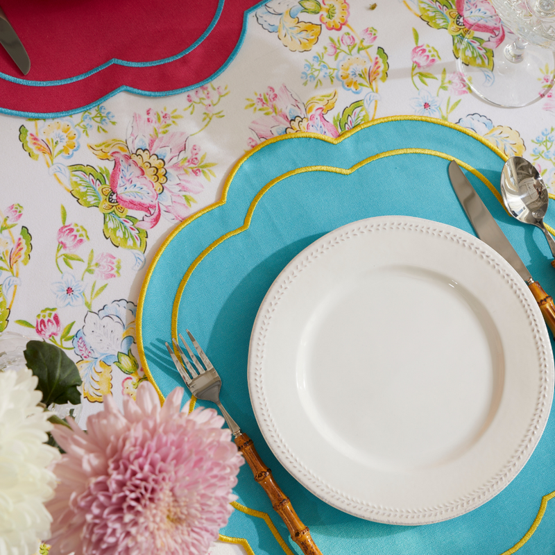 GISELLE PLACEMATS BLUE (SET OF 4)