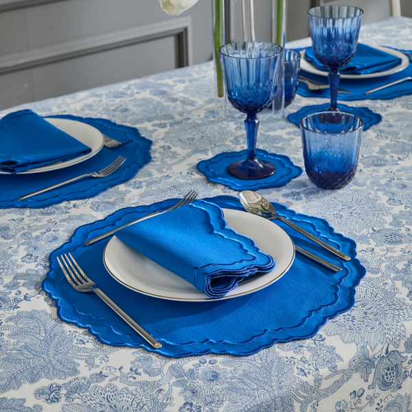 HERME PLACEMATS BLUE (SET OF 4)