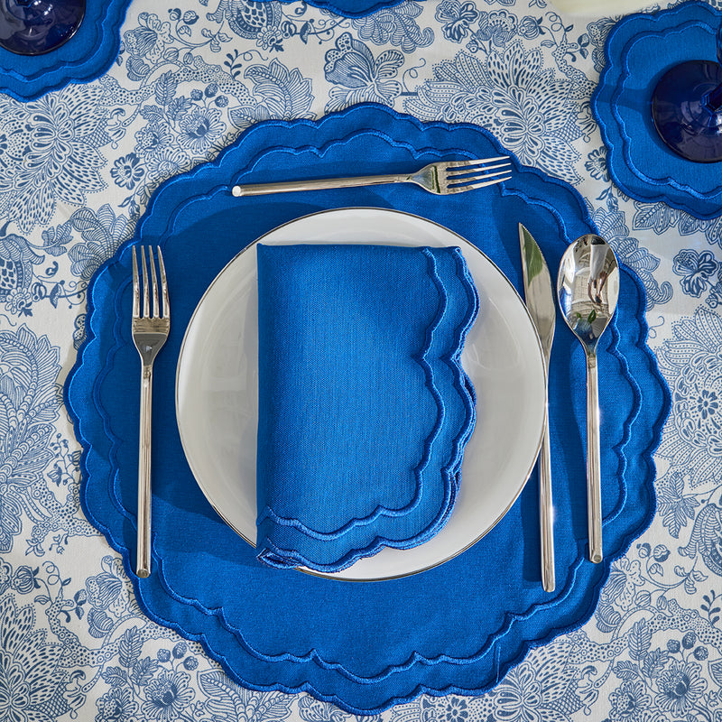 HERME PLACEMATS BLUE (SET OF 4)