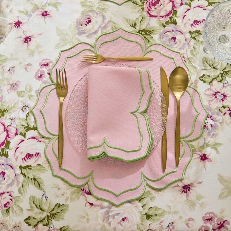 FIONA PLACEMATS PINK (SET OF 4)