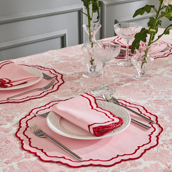 HERME PLACEMATS PINK (SET OF 4)