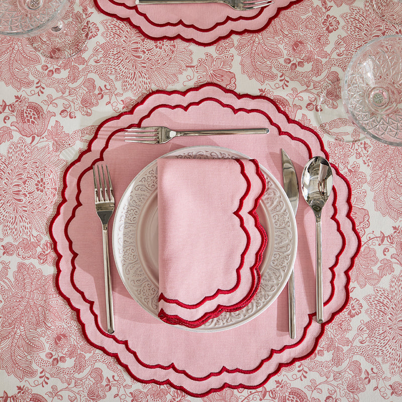 HERME PLACEMATS PINK (SET OF 4)