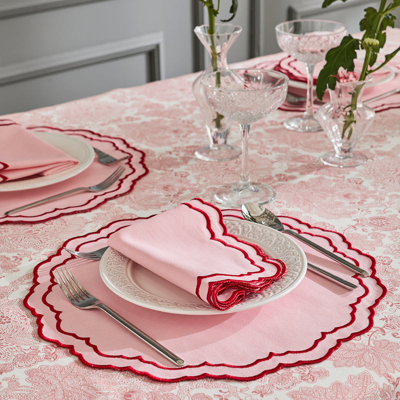 HERME PLACEMATS PINK (SET OF 4)