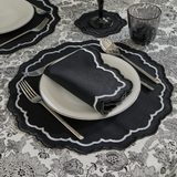 HERME PLACEMATS BLACK (SET OF 4)