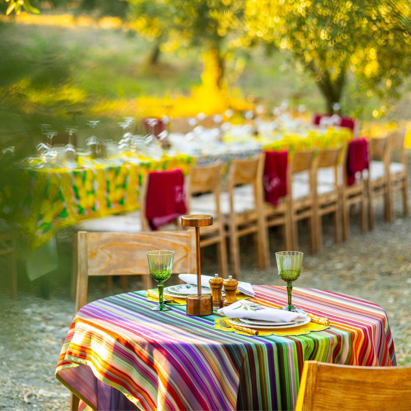 STRIPE SYMPHONY TABLECLOTH