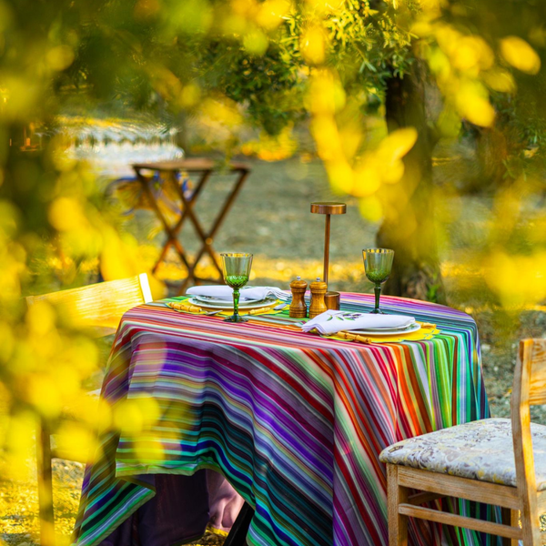 STRIPE SYMPHONY TABLECLOTH