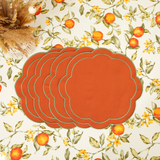 GISELLE PLACEMATS ORANGE (SET OF 4)