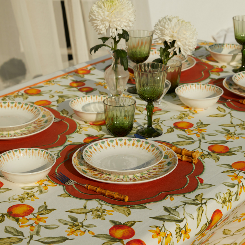 GISELLE PLACEMATS ORANGE (SET OF 4)