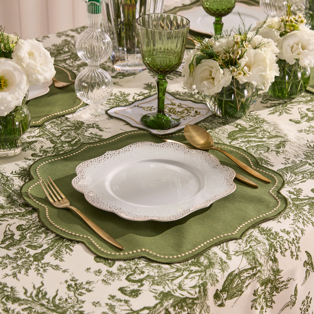 ROYAL PLACEMATS GREEN (SET OF 4)