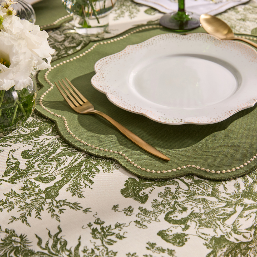ROYAL PLACEMATS GREEN (SET OF 4)