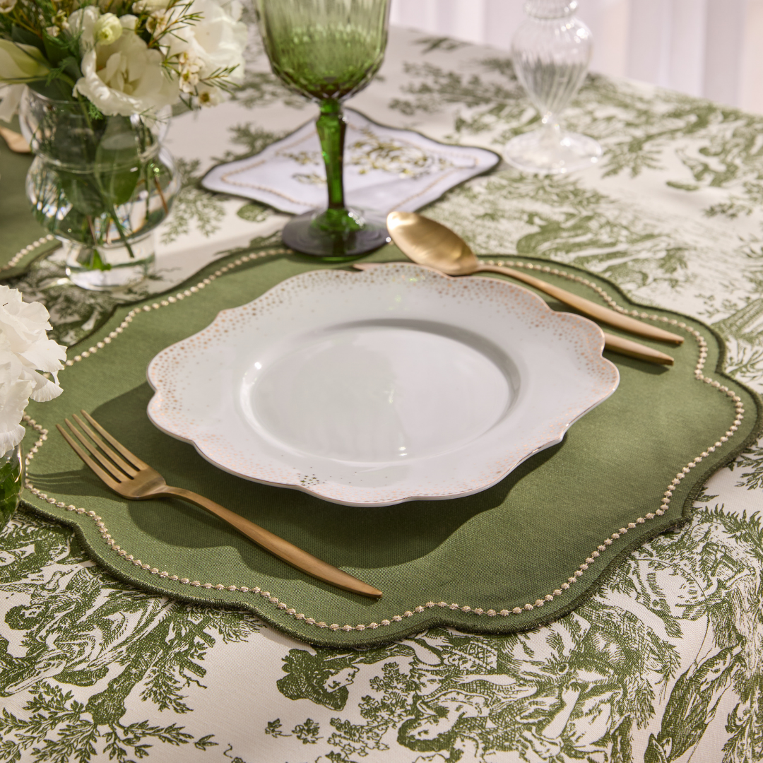 ROYAL PLACEMATS GREEN (SET OF 4)