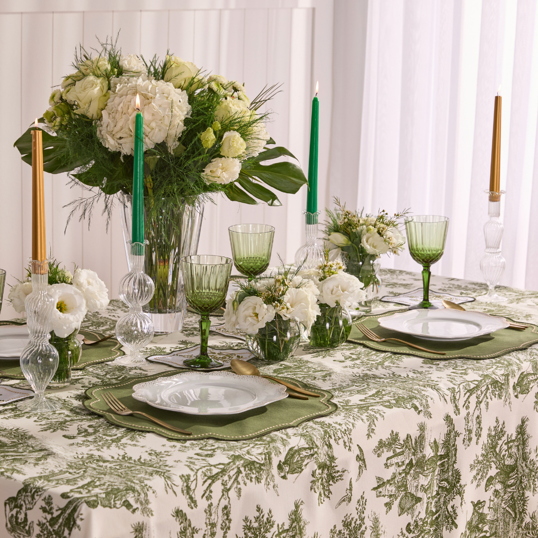 ROYAL PLACEMATS GREEN (SET OF 4)