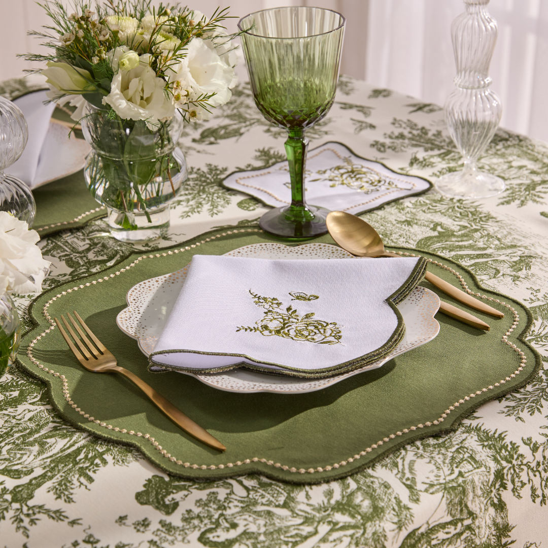 ROYAL PLACEMATS GREEN (SET OF 4)