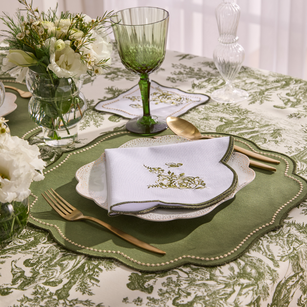 ROYAL PLACEMATS GREEN (SET OF 4)