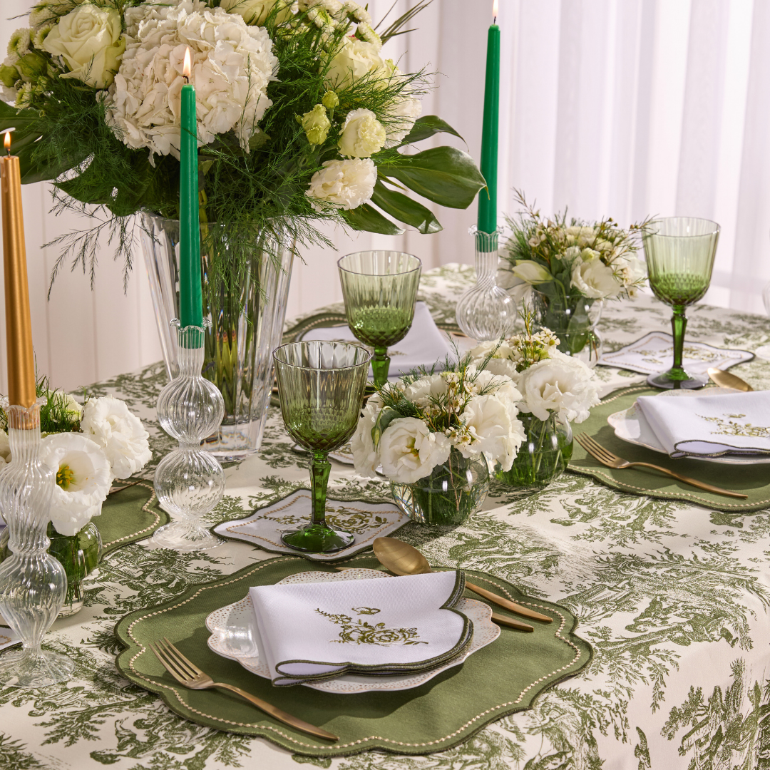 ROYAL PLACEMATS GREEN (SET OF 4)