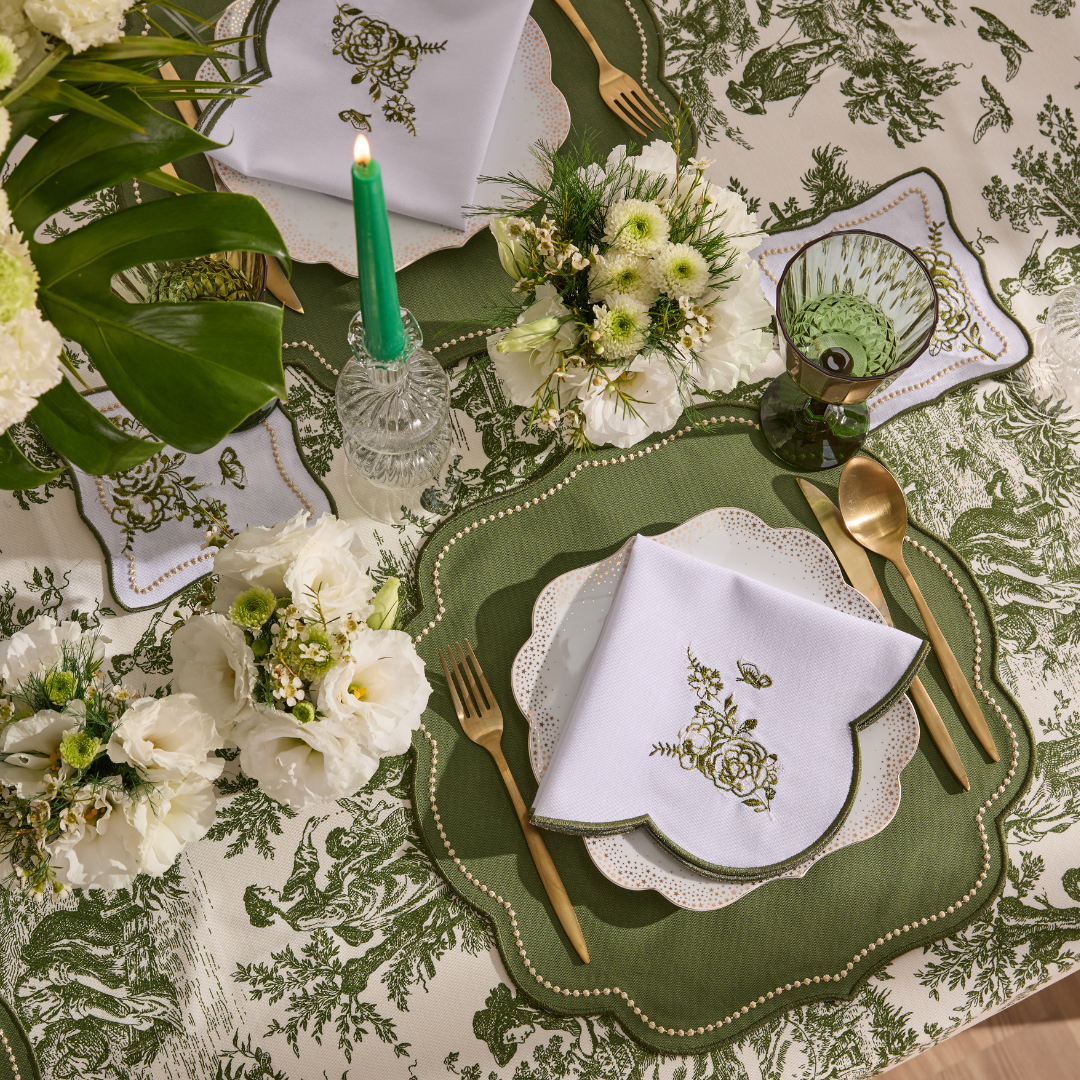 ROYAL PLACEMATS GREEN (SET OF 4)