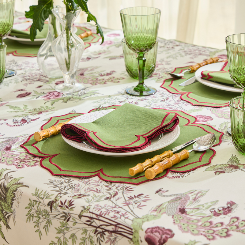 FIONA PLACEMATS GREEN (SET OF 4)