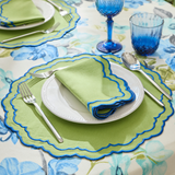 HERME PLACEMATS GREEN BLUE (SET OF 4)